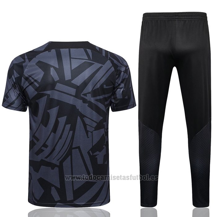 Chandal del Paris Saint-Germain Manga Corta 2022-2023 Gris